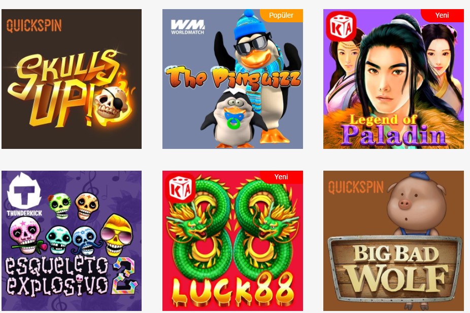 Superbetin Slot Oyunlar