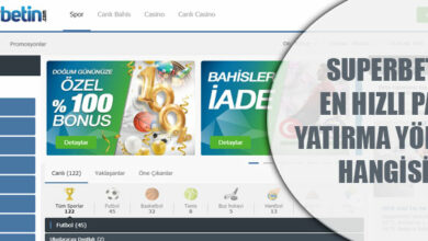Superbetin para yatırma